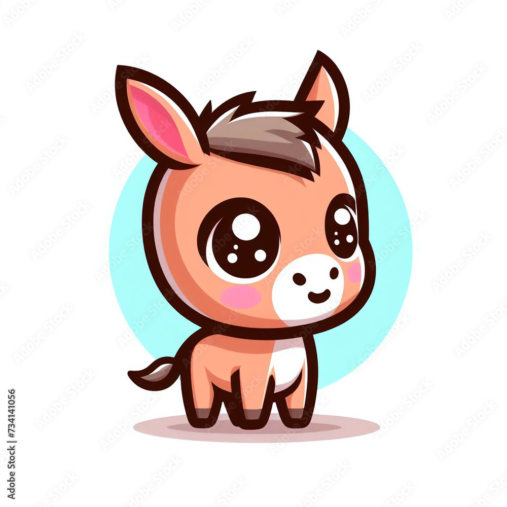 This charming logo showcases a delightful baby donkey with big eyes and a big nose. Its cartoon character design adds an extra touch of cuteness! This charming logo showcases a delightful baby donkey with big eyes and a big nose. Its cartoon character design adds an extra touch of cuteness!