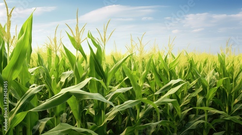 farming corn crop depi