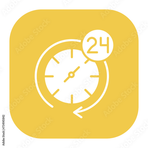 24 hours Icon