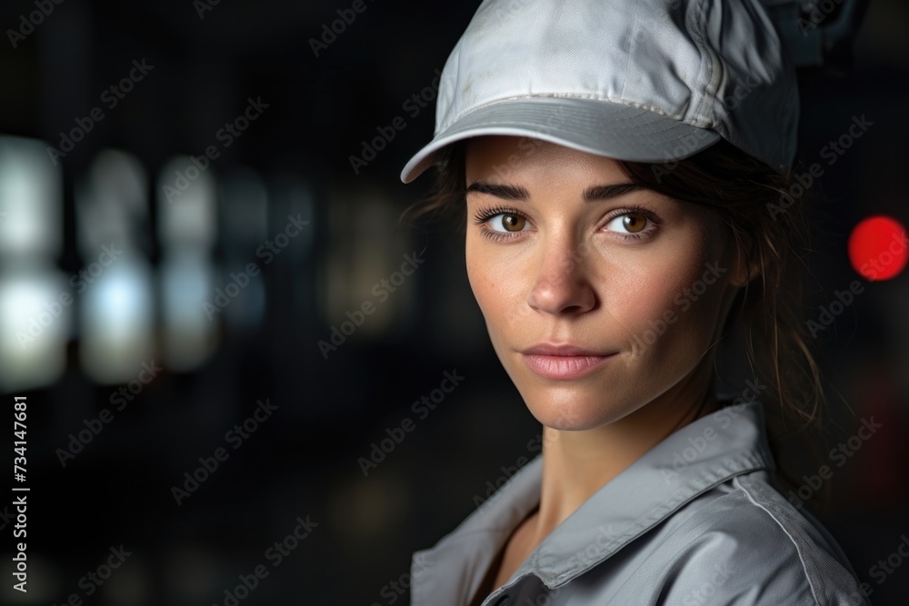 worker portrait in a company worker portrait in a company