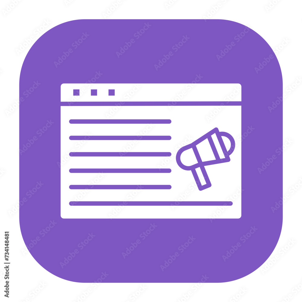 Online Ads Icon Online Ads Icon