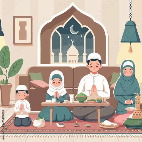 Health and Wellness in Ramadan family blessing pray
