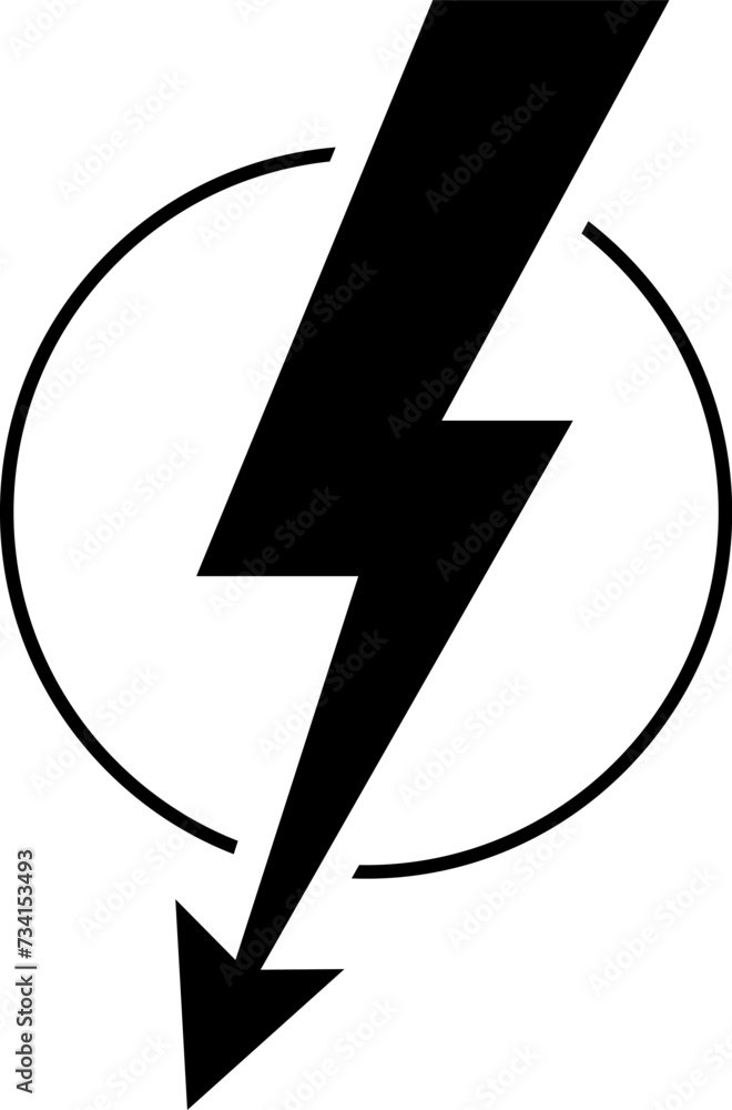 Flash lightning bolt icon. Electric power symbol. Power energy sign. High voltage warning sign, symbol. Caution electric shock. Vector illustration . Flash lightning bolt icon. Electric power symbol. Power energy sign. High voltage warning sign, symbol. Caution electric shock. Vector illustration .