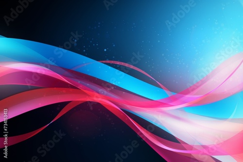 Abstract background with pink and blue waves for healt awareness, Pediatric Conditions photo