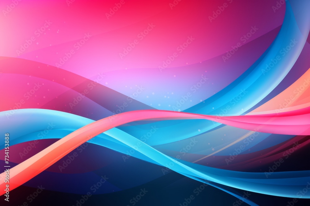 Obraz premium Abstract background with pink and blue waves for health awareness, Infectious Diseases