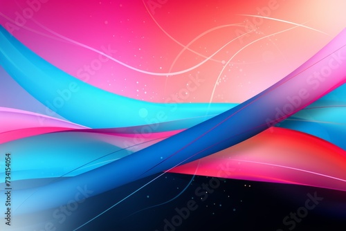 Abstract background with pink and blue waves for health awareness, Metabolic and Endocrine Challenges photo