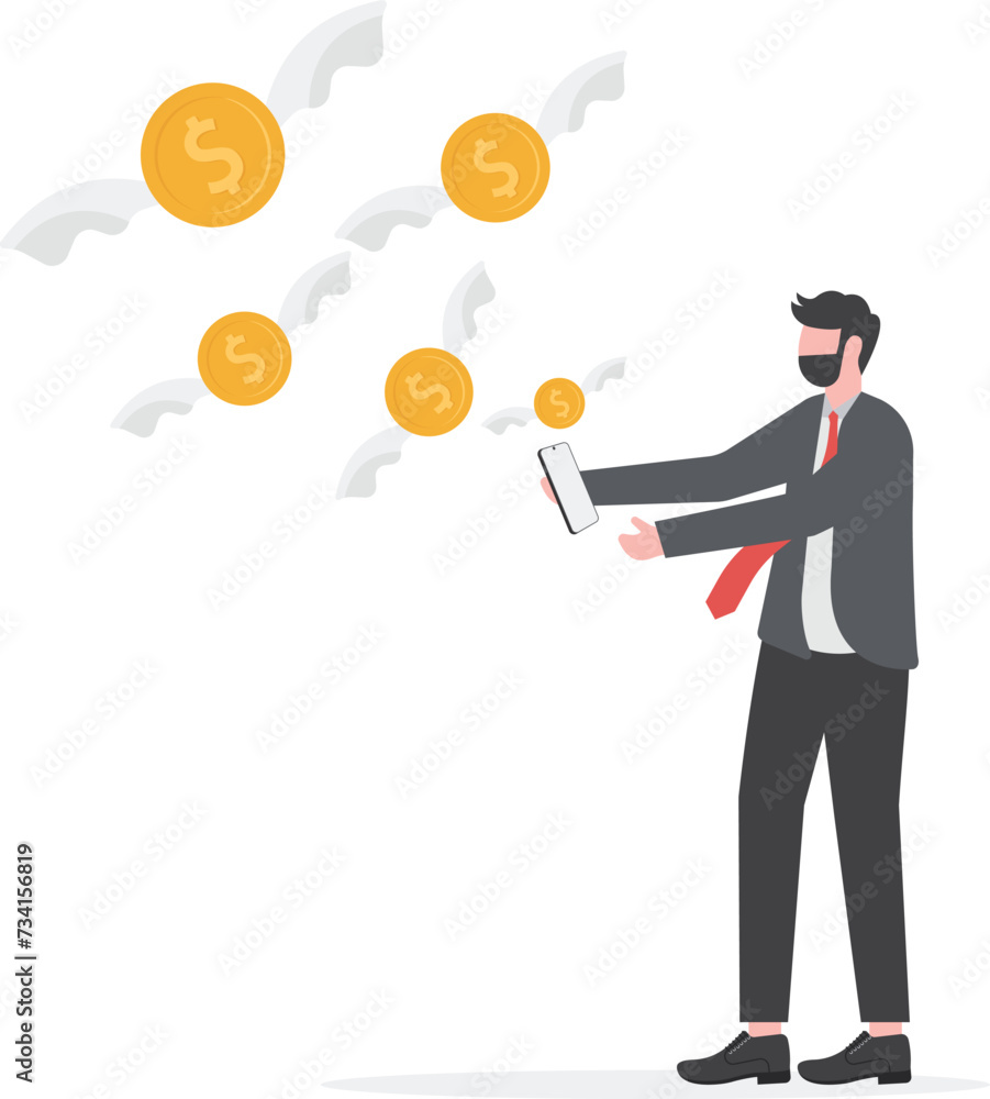 Financial smart phone application, online money transaction or mobile banking concept, young adult man using mobile banking application to transfer money or make online shopping transactions.
Financial smart phone application, online money transaction or mobile banking concept, young adult man using mobile banking application to transfer money or make online shopping transactions.