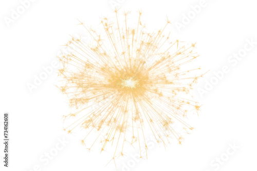 Bright Sparkler Light Display, png file of isolated cutout object on transparent background photo