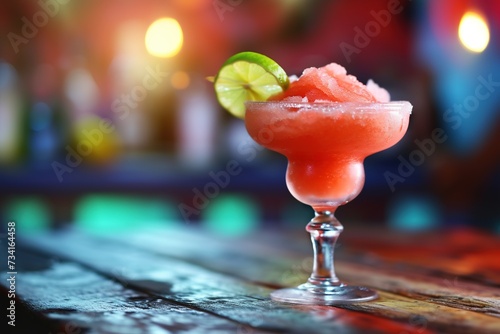 Red Slushie. Sweet Shaved ice. 