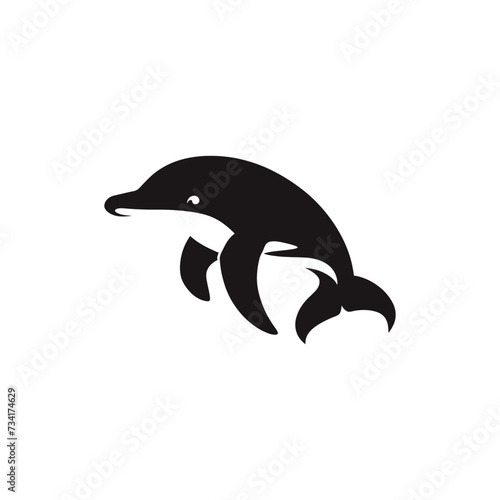 dolphin vector silhouette