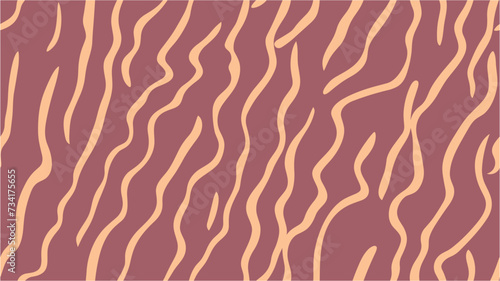 Abstract seamless pattern. Tiger monochrome seamless pattern. Animal texture.Seamless striped pattern. Vector illustration. Simple lattice graphic design.
