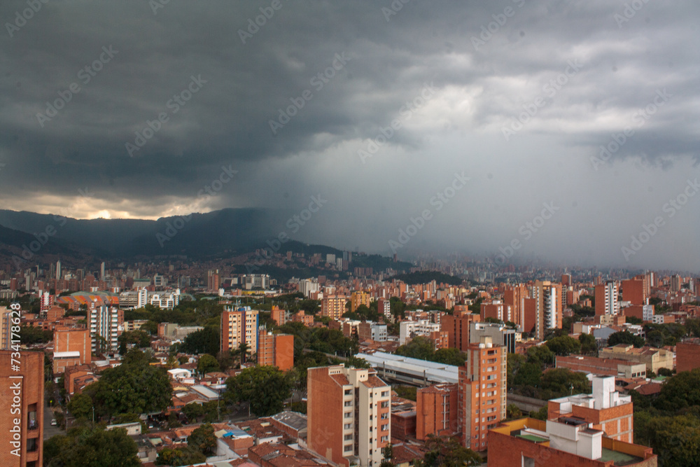 Medellín, capital city of Antioquia, affected by climate change