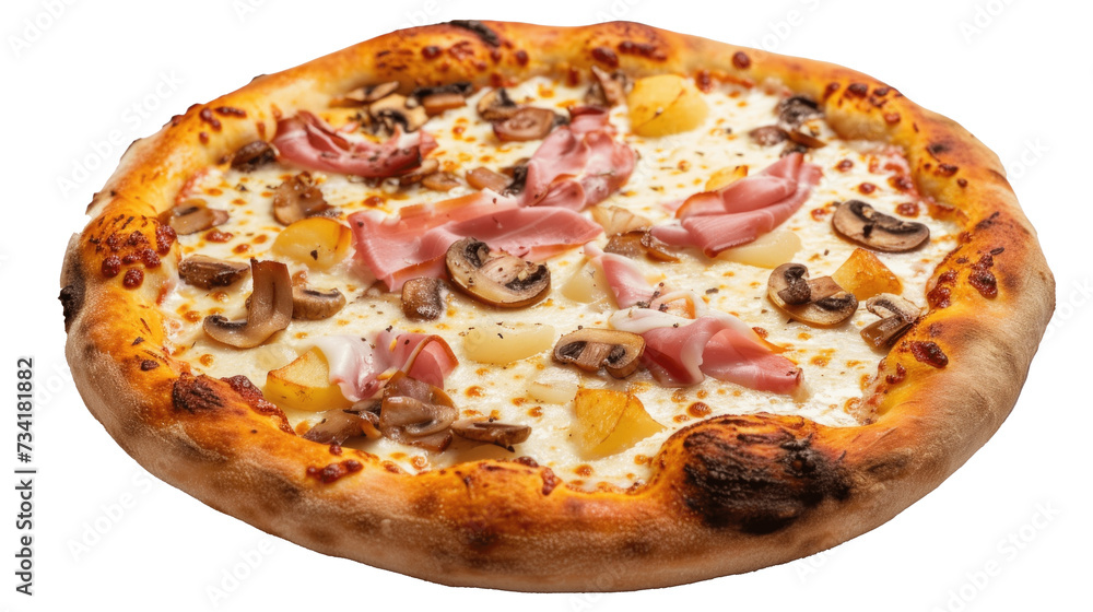 Mountain Pizza on Transparent Background