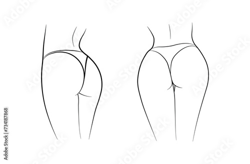 body parts butt legs woman