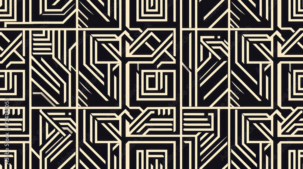 a black and white abstract design with a geometric design in the middle of the image, and a smaller geometric design in the middle of the image, on a black background. a black and white abstract design with a geometric design in the middle of the image, and a smaller geometric design in the middle of the image, on a black background.