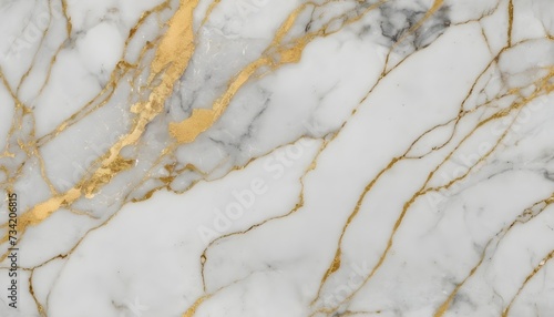 White marble texture, gold veins