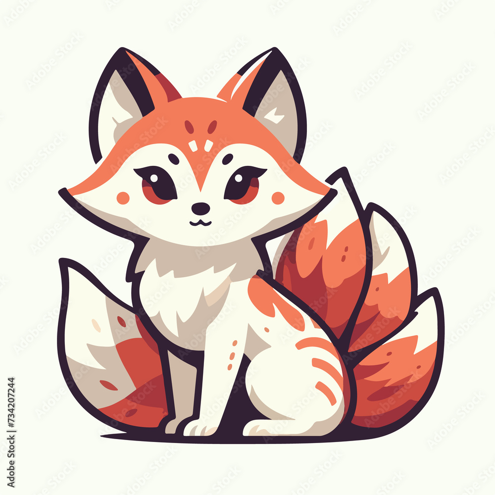 Obraz premium kitsune