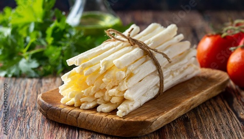 oaxaca cheese quesillo mexican string cheese photo