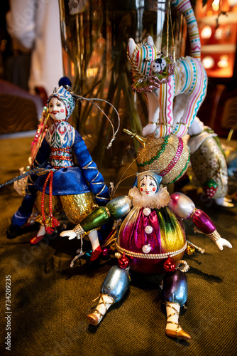 Antique toys - characters from fairy tales.