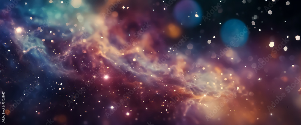 Space nebulas. Boundless universe. Fantastic space backdrop Planets from space. AI generated Space nebulas. Boundless universe. Fantastic space backdrop Planets from space. AI generated