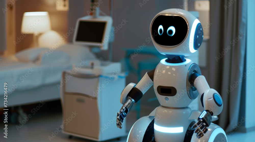 Fototapeta premium Robotic Healthcare Revolution. Generative AI