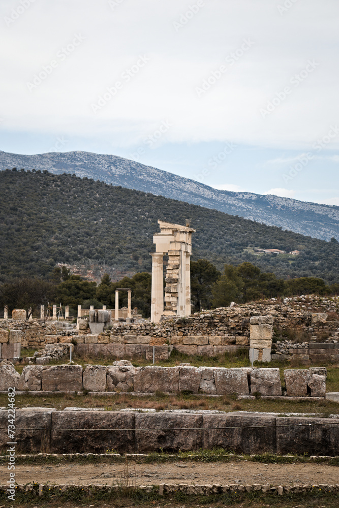 Ancient Greek city ruins