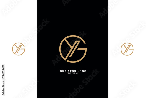 GY, YG, G, Y, Abstract Letters Logo Monogram