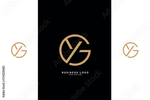 GY, YG, G, Y, Abstract Letters Logo Monogram