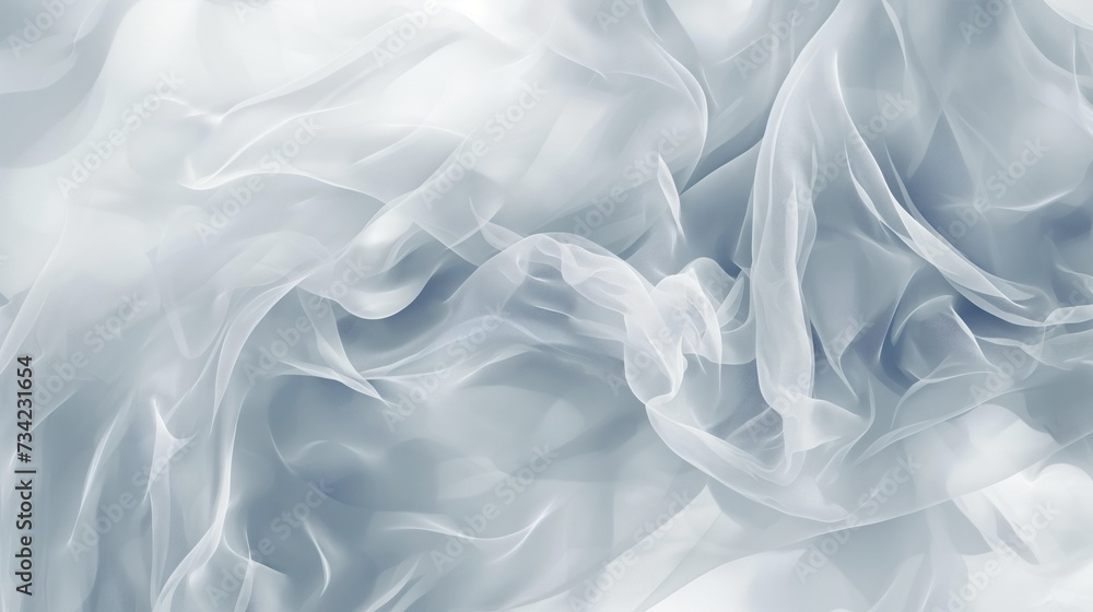 Obraz premium White and gray abstract background. Subtle abstract background, blurred patterns. Pale light vector background. Abstract pale geometric pattern