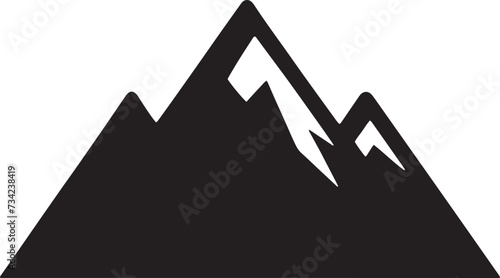 The Essence of Alpine Majesty icon vector