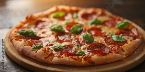 italian delicious pizza Generative AI