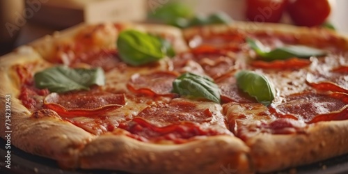 italian delicious pizza Generative AI