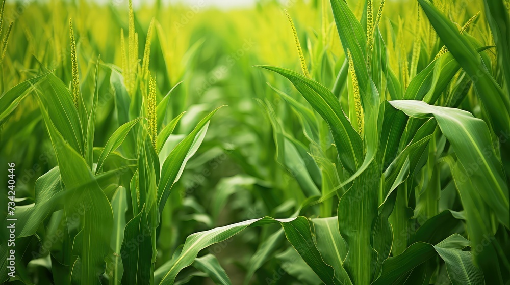 Obraz premium genetic gmo corn depic