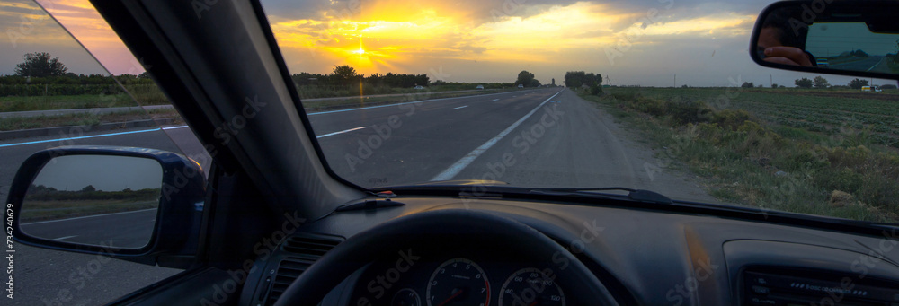 car in road car in road