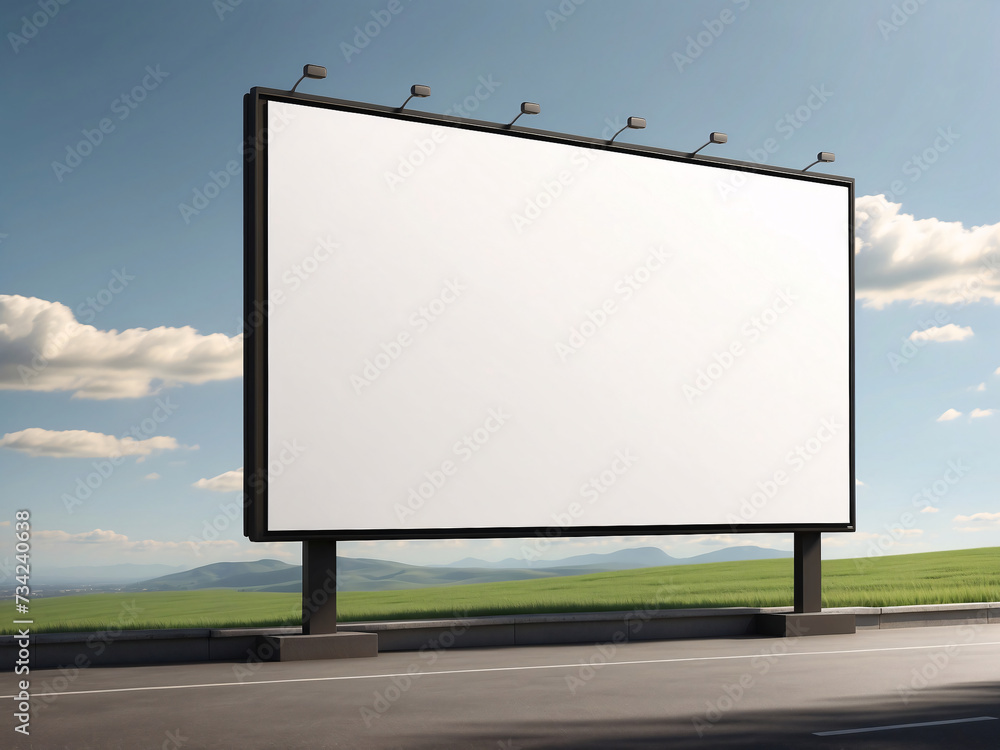 A blank billboard awaits your creativity.
A blank billboard awaits your creativity.