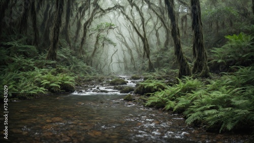 Creek in rain forest