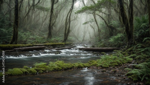 Creek in rain forest