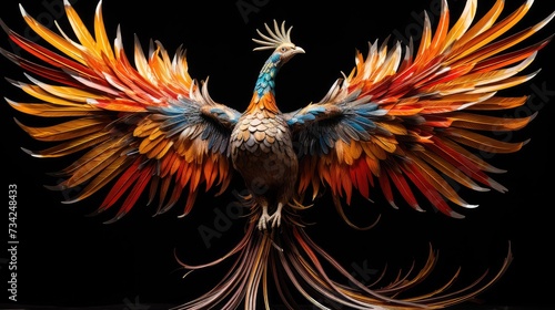 fire phoenix bird rising © PikePicture