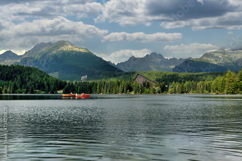 Štrbské Pleso lake Slovakia mountains