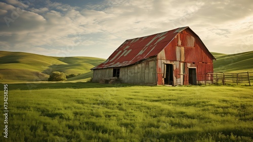 agricultural metal barn © PikePicture