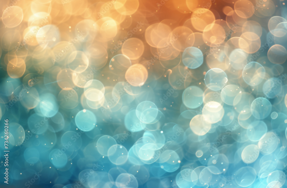 Radiant Bokeh Palette, Aquamarine & Amber Tints Radiant Bokeh Palette, Aquamarine & Amber Tints