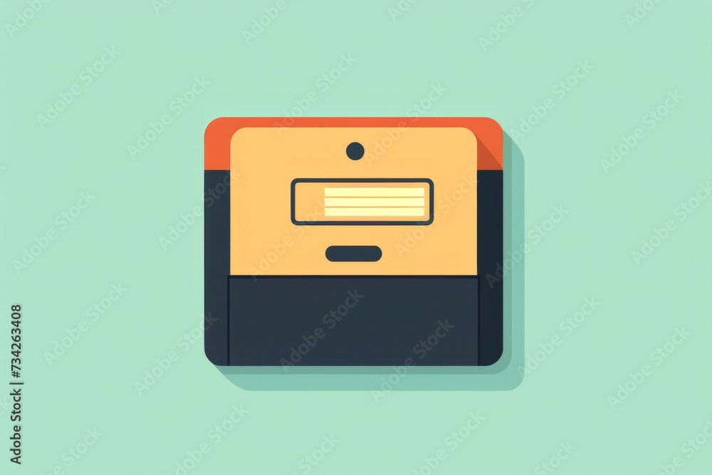 Flat Icon of a Credit Card Flat Icon of a Credit Card