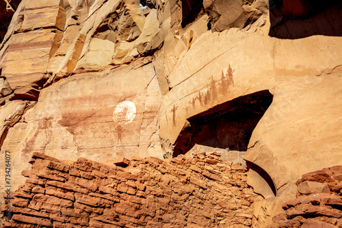 Fotografía Honanki Native American Cliff Dwelling Ruins Sedona Arizona United States of Ame