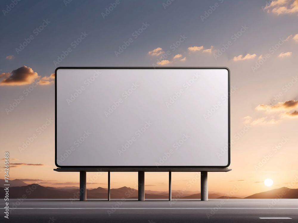 A blank billboard is like a blank page waiting for your creativity. A blank billboard is like a blank page waiting for your creativity.