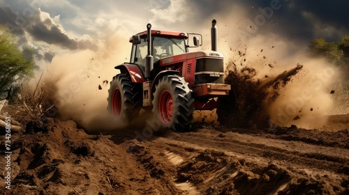 harvester farm machinery photo