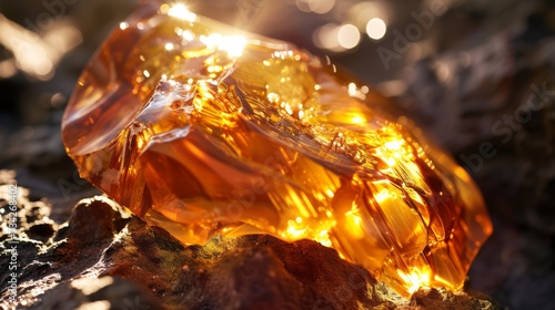 amicroskope makro photo of an amber 