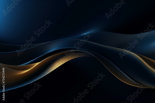 A sophisticated and stylish dark blue abstract background with a touch of elegance. Generative AI