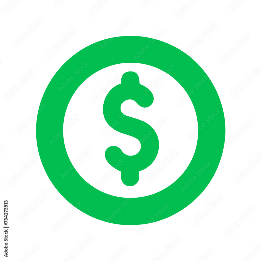 Fototapeta premium dollar sign icon 