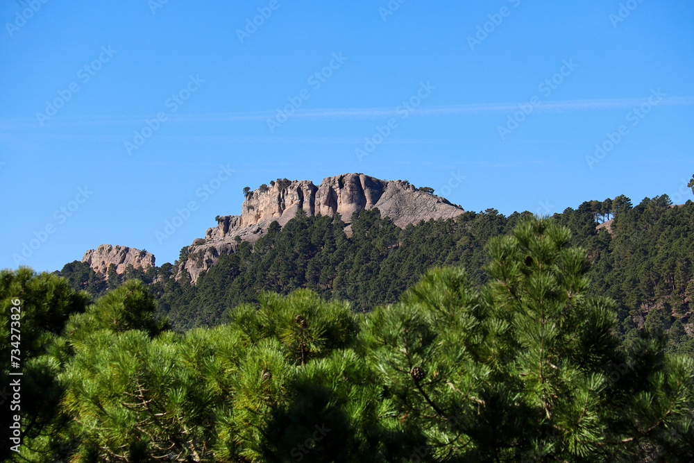 Beautiful landscape of Sierra del Segura y Cazorla in Spain