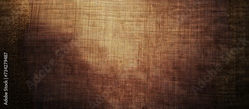 Close up Sackcloth brown with textured background. AI generated image